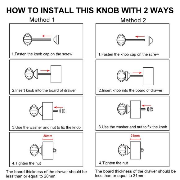 6pcs Vintage Knobs Floral Ceramic Pumpkin Drawer Pulls Knob, Black tillandsia - Picture 3 of 6